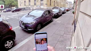 Флора Милано: Милая студентка в очках обожает сосать и кататься на члене! Snap-fuck.com